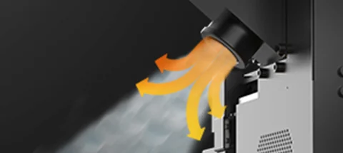 G5Ultra nozzle cooling airflow illustration