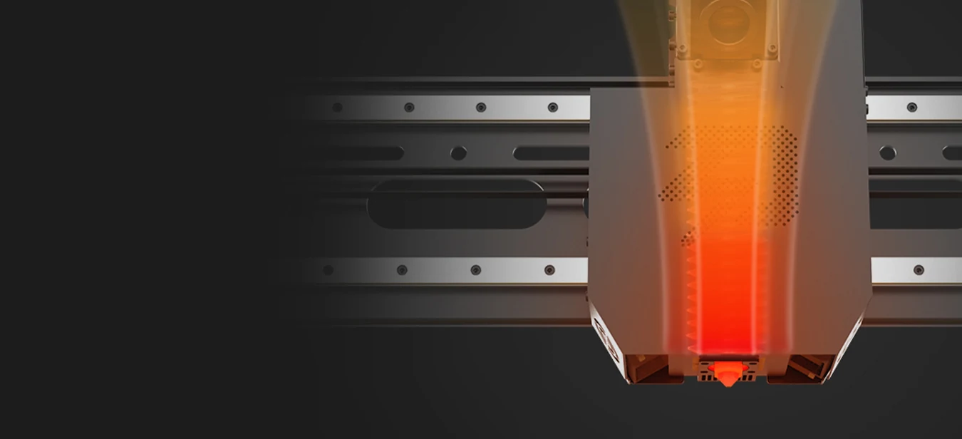 Cutaway illustration of the G5Ultra heated pellet extrusion nozzle