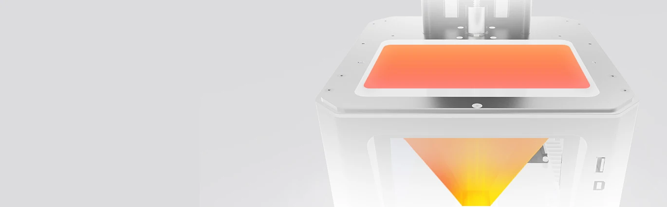 DJ68 optical system illustration projecting light onto the resin vat